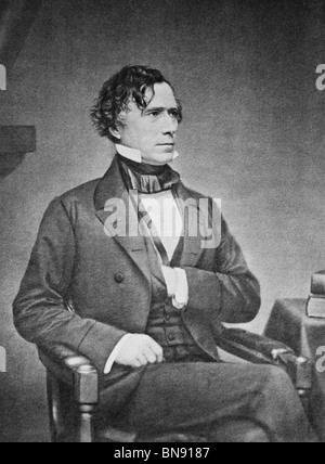 Vintage portrait of Franklin Pierce Stock Photo - Alamy