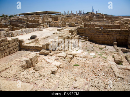 Caesarea Ruins in Israel Stock Photo