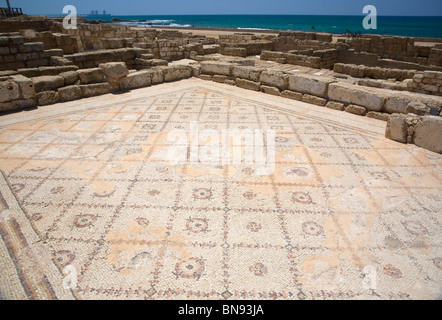 Caesarea mosaics - Israel Stock Photo