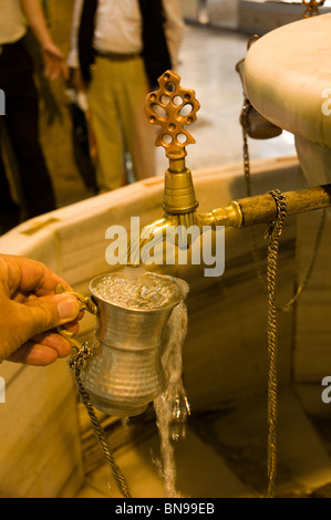 Bursa Turkey Anatolia Kapali Carci Baz Fountain water Market Bazaar Stock Photo