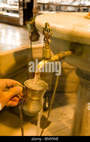 Bursa Turkey Anatolia Kapali Carci Baz Fountain water Market Bazaar Stock Photo