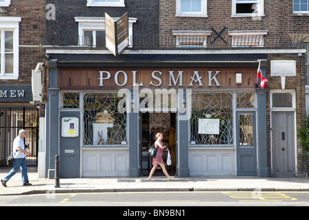 Polsmak, Polish shop, Balls Pond Road, Hackney London Stock Photo