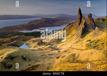 The Old Man of Storr, Trotternish Peninsula, Isle of Skye, Inner Hebrides, Scotland, UK Stock Photo