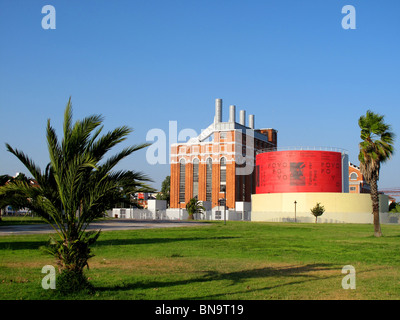 The Museu da Electricidade at Belém on the Waterfront of the Rio Tejo (Tagus Estuary River) Stock Photo