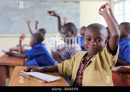 School children in africa Stock Photo