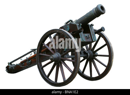 Cannon isolated on white background Stock Photo - Alamy