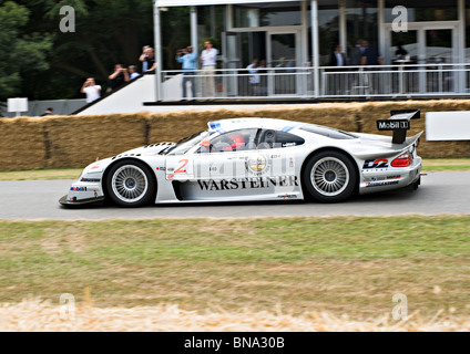 Mercedes CLK LM GTR Sports Racing Car at Goodwood Festival of Speed West Sussex England United Kingdom UK Stock Photo