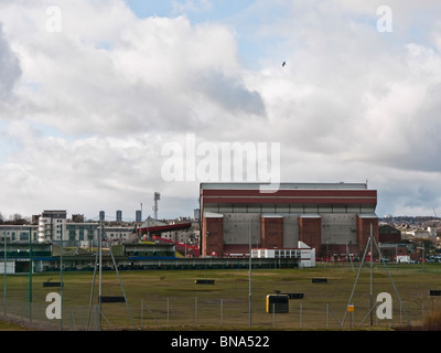 Pittodrie Stadium, home of Aberdeen Football Club, Aberdeen, Scotland, UK Stock Photo