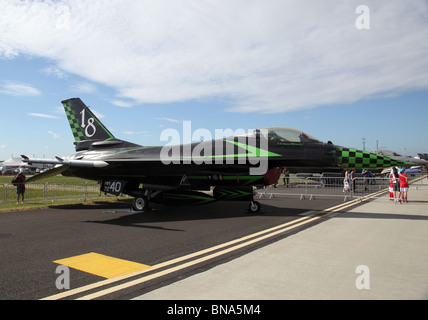 Lockheed Martin F16 Fighting Falcon Waddington Air Show Stock Photo