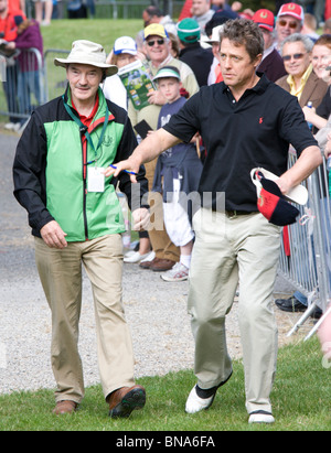 Hugh Grant at JP McManus Pro-Am Golf Tournament, Adare Ireland 6th July 2010 Stock Photo