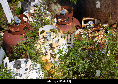 Rusty Propane Tank Stock Photo - Alamy