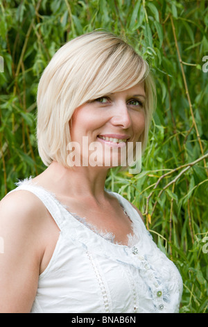 Young woman headshot Stock Photo