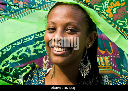 Portrait, Festival of the Eritrean people in Italy, Cinisello Balsamo, Milan province, 10.07.2010 Stock Photo