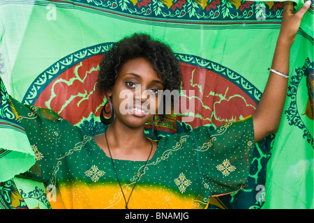 Portrait, Festival of the Eritrean people in Italy, Cinisello Balsamo, Milan province, 10.07.2010 Stock Photo