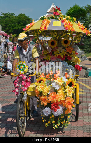 Rickshaw Town Square Malacca Melaka Malaysia Stock Photo