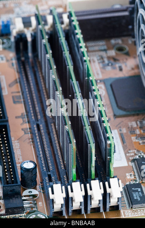 RAM memory in a personal computer, PC Stock Photo