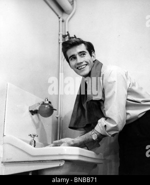 JIM DALE - UK pop singer at his London home in 1958 Stock Photo