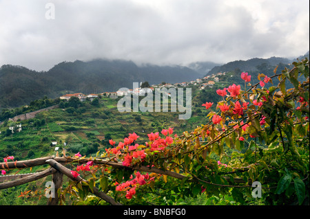 Village on the north coast of Madeira island – Portugal Stock Photo