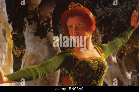 SHREK 2001 DreamWorks animation with Princess Fiona voiced by Cameron Diaz Stock Photo