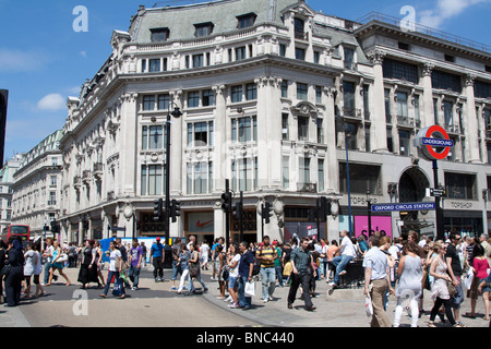 Oxford Circus - Oxford Street - London Stock Photo