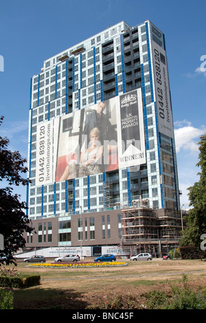 KD Tower (formerly Kodak building) Apartment Block Hemel Hempstead - Hertfordshire Stock Photo