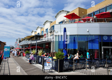 Shops at Brighton Marina Village, East Sussex, England UK Stock Photo ...