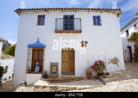 Traditional Spanish Village scene Stock Photo