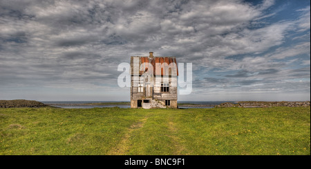 Abandon farm house, Melrakkasletta, Northern Iceland Stock Photo