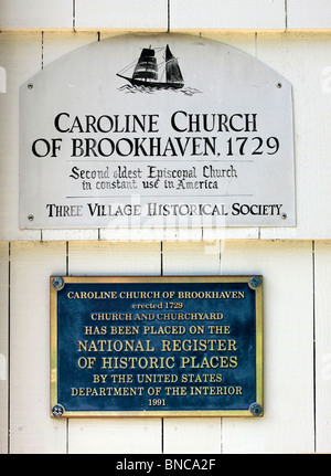 Church Caroline Church Of Brookhaven Stock Photo - Download Image