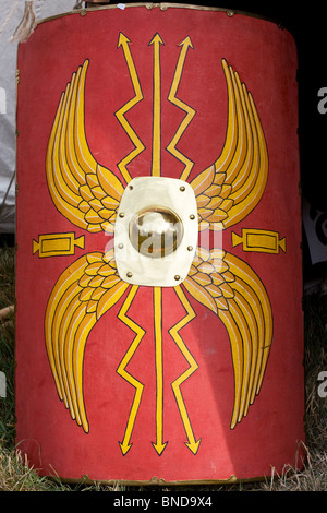 Roman Armour at a Reenactment Festival Stock Photo