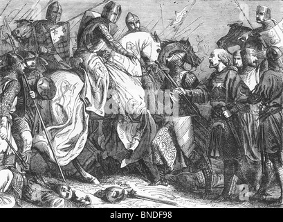 King Henry III at the Battle of Lewes 12 May 1264 19th Century ...