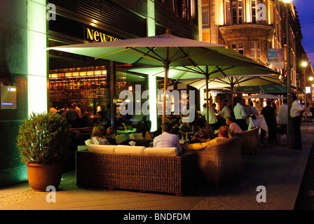 Newton Bar, named after Helmut Newton, Gendarmenmarkt square, Charlottenstrasse 57, Mitte district, Berlin, Germany, in Europe. Stock Photo