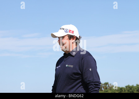 Shane Lowry a Competitor at the British Open Championship Golf, Old Course, St Andrews, Fife, Scotland, UK Stock Photo