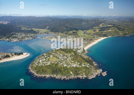 Paku Hill and Entrance to Tairua Harbour, Coromandel Peninsula, North ...