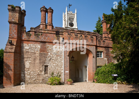 Farnham Castle Gate House, Surrey Stock Photo