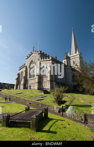 St Columb's Cathedral is the City of Londonderry's oldest building, having been completed in 1633. Stock Photo