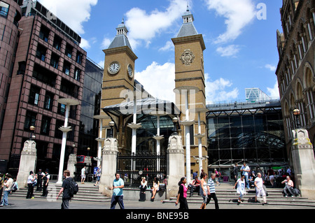 Hope Square, Liverpool Street Station, City of London, Greater London, England, United Kingdom Stock Photo