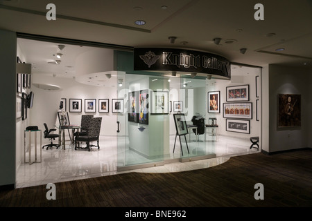 Knight Gallery in the Las Vegas Hilton - fine art prints mainly from photographs of rock stars and celebrities Stock Photo