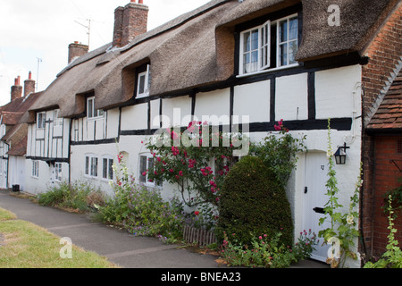 Thatched Cottages in Wendover, Buckinghamshire Stock Photo