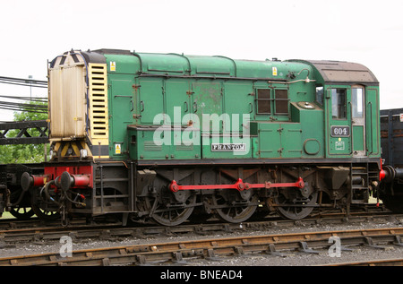 British Railway Shunting Engine, Phantom 08 604, Didcot Railway Centre and Museum, Didcot, Oxfordshire. Stock Photo