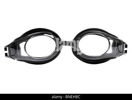 Swimming goggles on white background Stock Photo