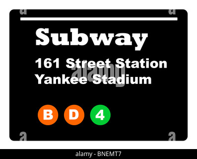 Yankee stadium train station hi-res stock photography and images