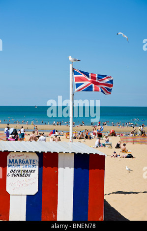 Main Sands beach, Margate, Kent, United Kingdom Stock Photo