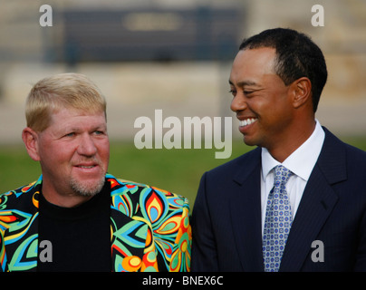 Tiger Woods at Past champions photocall The Open 2010 Stock Photo