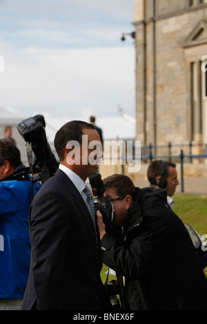 Tiger Woods at Past champions photocall The Open 2010 Stock Photo