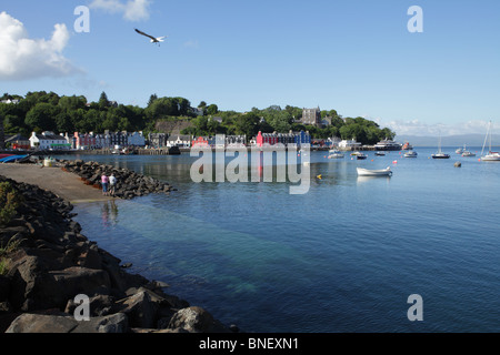 House and Harbour of Tobermory, Balamory Isle of Mull, Argle, Scotland ...