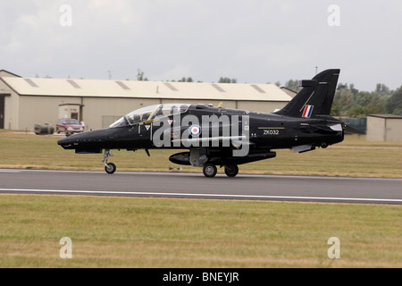 RAF BAE Systems Hawk 128 jet trainer at Royal International Air Tattoo RIAT 2010 Fairford Stock Photo