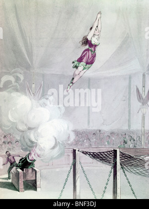 Antique Circus poster by Alex Hoag Stock Photo - Alamy