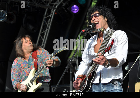 Mungo Jerry performs at Guilfest Music Festival 2010 in Guildford, UK Stock Photo
