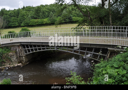 Cantlop Bridge built of cast iron by Thomas Telford Stock Photo